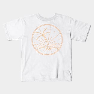 Summer Vibes Beach Kids T-Shirt